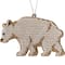 Wonderland Crafts Polar Bear Embroidery on Wood Kit
